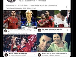 Oiya, setelah kini terjun jadi YouTuber apakah Ronaldo bakal bikin konten tips dan prank? Foto: dok. Internet/X (Twitter)