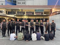 7 Anggota Gangster Allstar Surabaya Diringkus, Ada yang Bawa Celurit