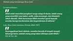 Sifat Calon Penghuni Surga Saat di Dunia