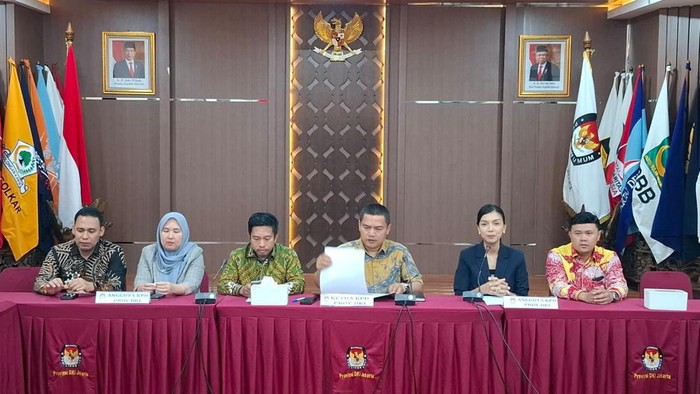 Jumpa pers KPU DKI Jakarta