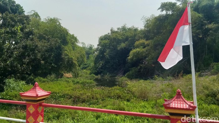 Kawasan Kali Mati di Desa Sidowarno, Kecamatan Wonosari, Klaten, yang dulunya sungai Bengawan Solo. Foto diunggah pada Sabtu (24/8/2024).