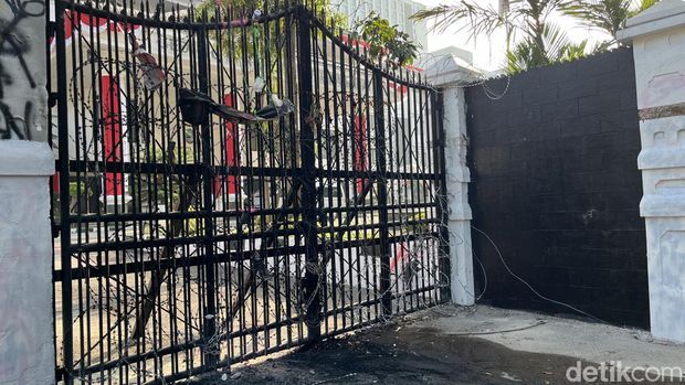 Kondisi gedung DPRD Jabar, Sabtu (24/8/2024) pagi