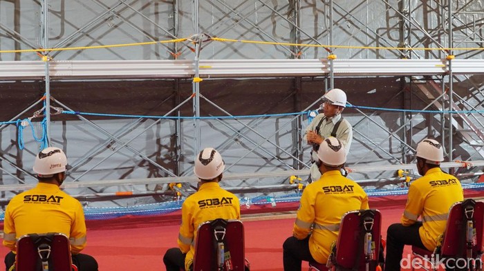 Mengenal dan Merasakan Sensasi Bekerja di Industri Konstruksi Jepang Even bertajuk “Japan Construction Industry Hand-on Workshop” digelar di ICE BSD, Tangerang, Sabtu (24/8/2024). Workshop ini bertujuan untuk mengenalkan dan memberi pengalaman sensasi bekerja di industri konstruksi Jepang.