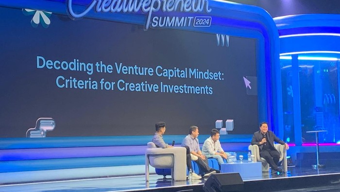 Menteri BUMN Erick Thohir di Pertamina Creativepreneur Summit 2024