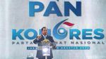 Momen Prabowo Pidato di Penutupan Kongres PAN