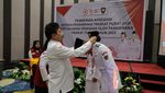Potret Pelepasan 76 Anggota Paskibraka Nasional 2024 ke Daerah Masing-masing