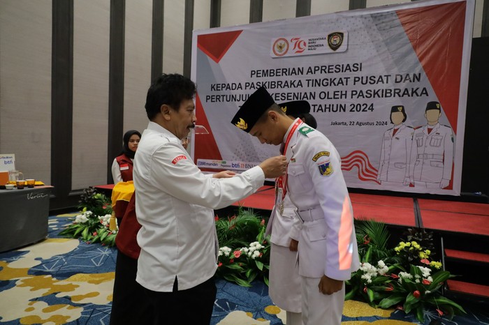 Pelepasan 76 Anggota Paskibraka Nasional 2024