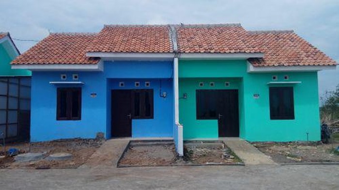 Penampakan rumah di Perum Rahayu Mutiara Indah