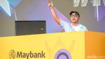 Penampilan DJ Winky Meriahkan RPC Maybank Bali Marathon