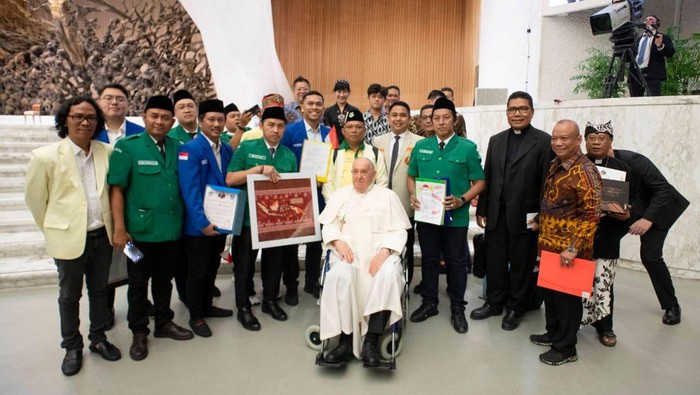 Pimpinan pemuda lintas agama melakukan kunjungan ke Vatikan pada 19-21 Agustus 2024. Kunjungan ini punya misi perdamaian dunia. (dok Istimewa)
