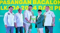 Partai Kebangkitan Bangsa (PKB) juga melabuhkan dukungan kepada Bobby dan Surya di Pilgub Sumut 2024. Dukungan kepada Bobby itu diberikan Ketum PKB Muhaimin Iskandar. (Dok. Instagram Bobby Nasution)