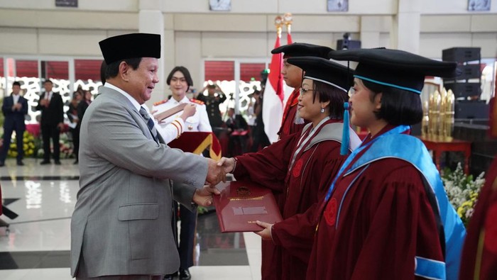 Prabowo di Unhan RI