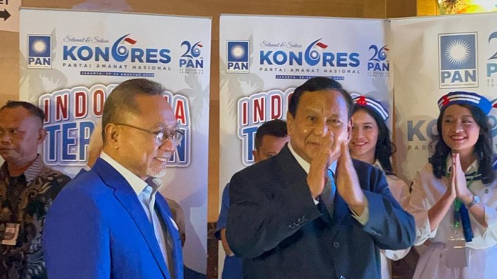 Prabowo hadiri Kongres PAN