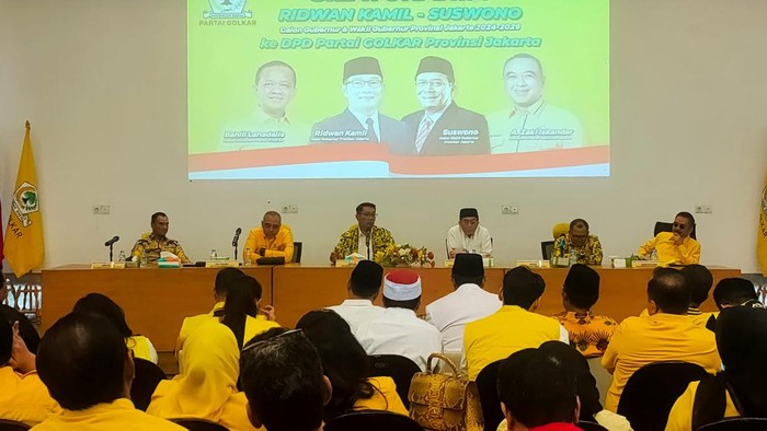 DPD Golkar Jakarta Gelar Konsolidasi Kader dengan Kunjungan RK-Suswono