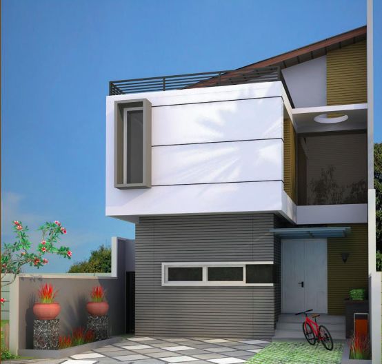 Rumah mungil 2 lantai