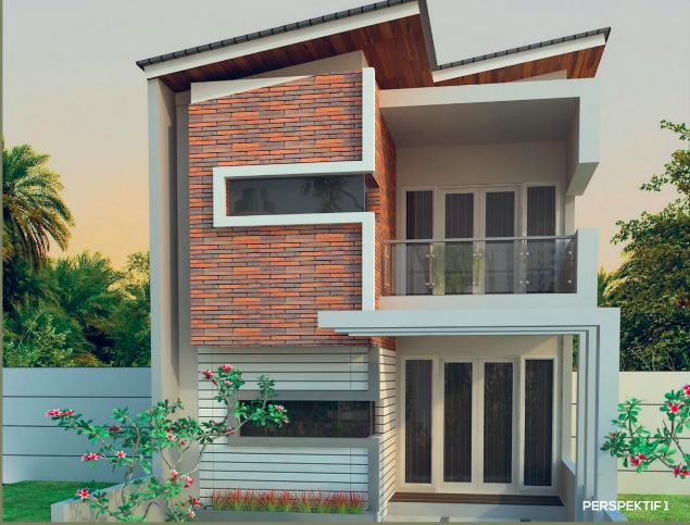 Rumah mungil dua lantai
