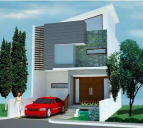 Rumah mungil dua lantai