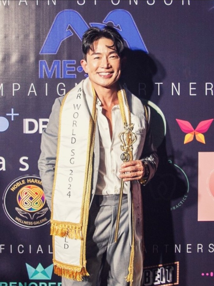 Terence Tea, juara Mr World Singapore 2024.