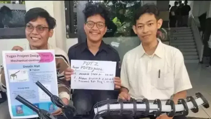 Tim UMM penggagas robot pelacak gempa bumi