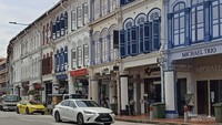 Area Tanjong Pagar yang didominasi restoran, toko, dan perkantoran.