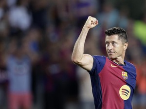 Lewandowski Pimpin Daftar Top Skor Liga Spanyol dengan 14 Gol