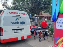 Ambulans PMI Siaga di Konser West Java Festival 2024