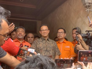 Kata Anies Soal Kepastian Diusung PDIP Maju Pilgub Jakarta