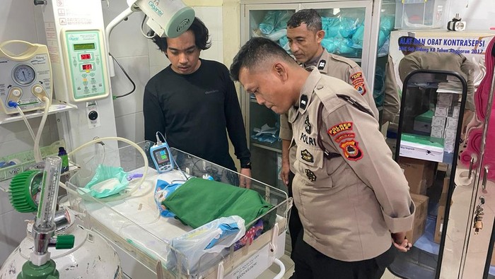 Bayi dibuang ibu di Bone dievakuasi ke rumah sakit.