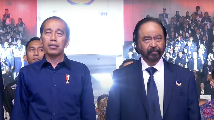 Jokowi di Kongres NasDem