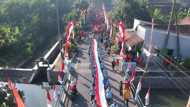 Kirab Bendera terpanjang