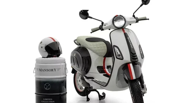 Potret Mansory Vespa Elettrica Monaco, Skuter Listrik dengan Sentuhan Seni