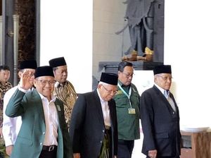 Maruf Amin Hadiri Penutupan Muktamar PKB, Disambut Cak Imin-Said Aqil