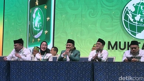Muktamar ke-6 PKB di Nusa Dua, Kuta Selatan, Badung, Bali, Sabtu (24/8/2024). (Foto: Ida Bagus Putu Mahendra/detikBali)