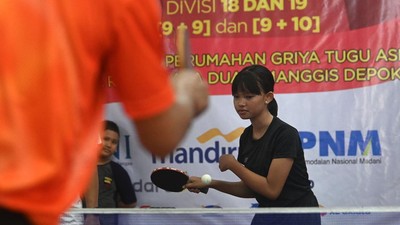 Penjarigan Bibit Muda Atlet Tenis Meja