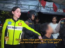Heboh Brigadir Cikita Dikritik Netizen gegara Tegur Warga Sedang Makan