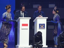 Potret Jokowi-Anies Hadiri Pembukaan Kongres III Partai NasDem