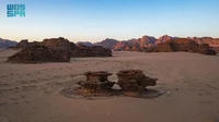 Tabuk pernah menjadi saksi bisu peperangan umat Islam yang dipimpin langsung oleh Rasulullah SAW. Menurut Sirah Nabawiyah Ibnu Hazm al-Andalusi, perang ini berlangsung pada Rajab 9 H. Foto: Saudi Press Agency