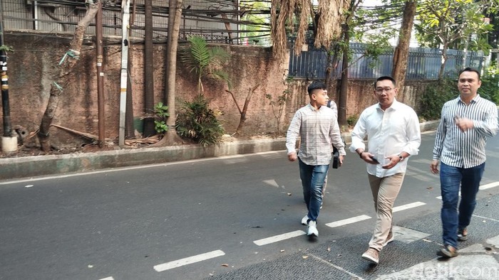 Ridwan Kamil-Suswono. (Maulana Ilhami Fawdi/detikcom)