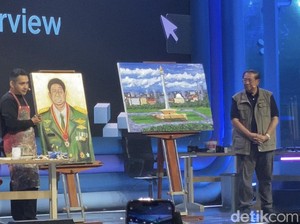 Kala Naufal Abshar Live Painting Bareng SBY