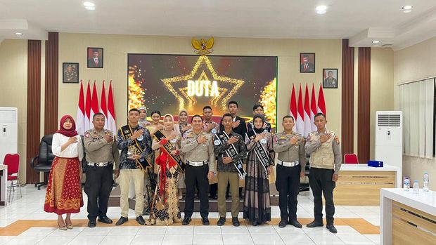 Seleksi Duta Lalu Lintas di Polre Probolinggo.
