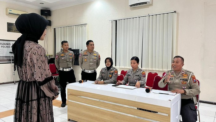 Seleksi Duta Lalu Lintas di Polre Probolinggo.