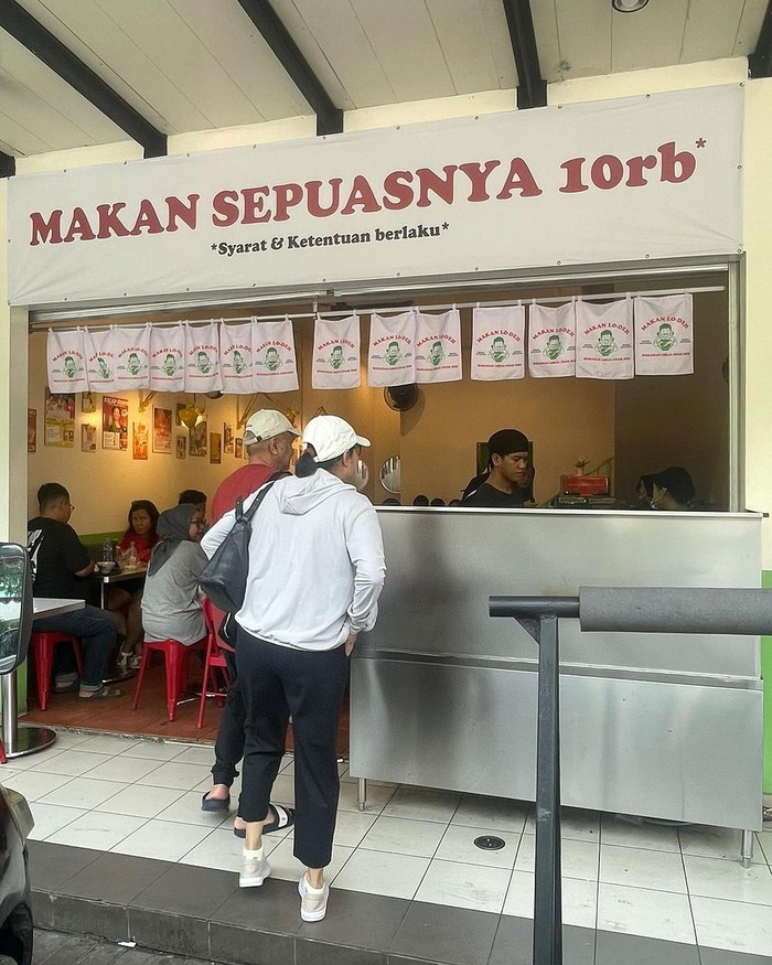 Sri Mulyani ,kulineran di Bintaro