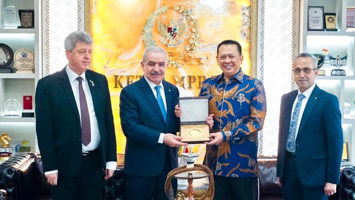 Terima Mohammad Shtayyeh, Bamsoet: RI Tegas Dukung Palestina Merdeka