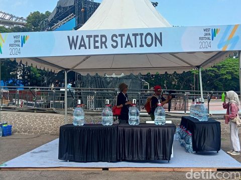 Fasilitas di West Java Festival 2024.