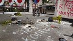 Potret Kondisi Depan Balai Kota Semarang Usai Jadi Sasaran Aksi Mahasiswa