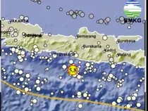 Gempa M 5,8 di Jogja Berpusat dari Laut Gunungkidul