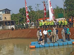 Heru Budi Tinjau Proyek Embung Bangkong 1 dan 2: Bisa Atasi Banjir