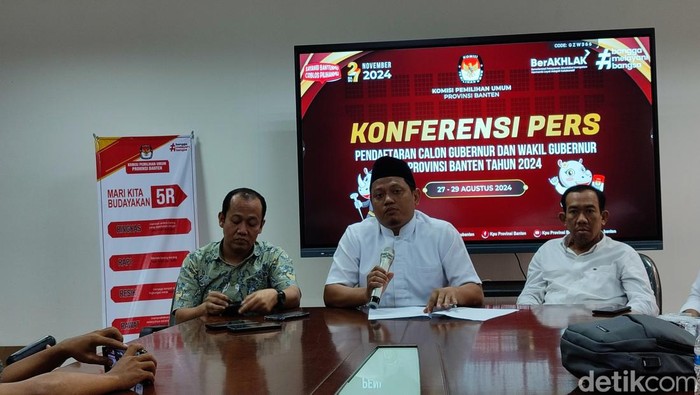 Ketua KPUD Banten M Ihsan (Bahtiar Rifai/detikcom)