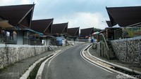 Situasi rest area tersebut tampak sepi.  