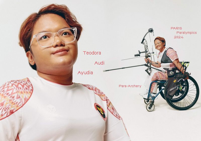 paralimpiade 2024 paris, Ikat Indonesia by Didiet Maulana